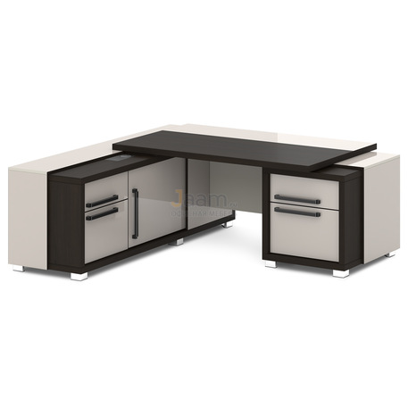 Кабинет руководителя Стол с тумбой и греденцией L-13пр/л