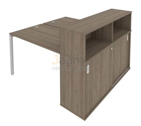 Мебель для персонала Рабочая станция с опорным шкафом-купе Б.РС-СШК-2.2