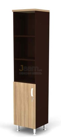 Мебель для персонала Стеллаж полуоткрытый 5-ур., глухая L-дверь BR81.0504