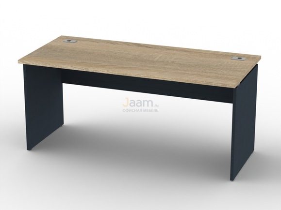 Мебель для персонала Стол письменный с 2-мя заглушками кабель-канала I-25