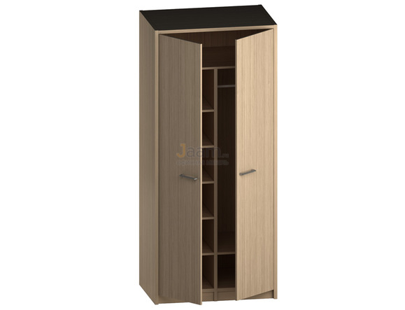 Мебель для гостиниц Офисный шкаф высокий 2-дверный для одежды и белья КР 120