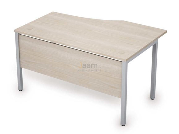 Мебель для персонала Стол криволинейный с экраном из ДСП левый 6МД.022