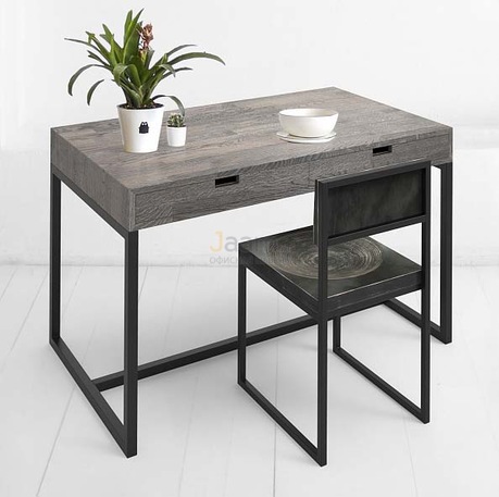 Мебель для персонала Стол рабочий METALFRAME с ящиком OAK