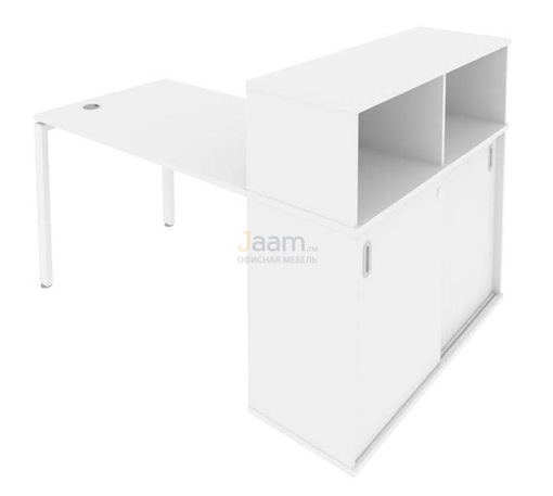 Мебель для персонала Стол письменный с опорным шкафом-купе Б.РС-СШК-3.2