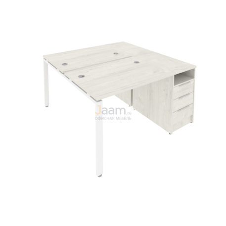 Мебель для персонала Рабочая станция с опорной тумбой Б.РС-СТП-2.1