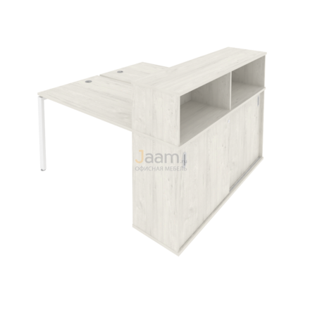 Мебель для персонала Рабочая станция с опорным шкафом-купе Б.РС-СШК-2.2