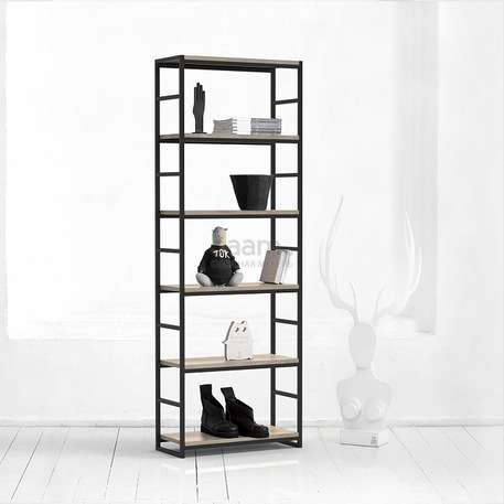 Мебель для персонала Стеллаж низкий с гор.орг. METALFRAME OAK 2