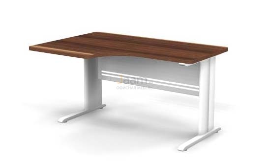 Мебель для персонала Стол эргономичный L-обр. каркасе левый B143М