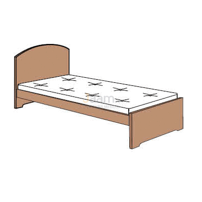 Мебель для гостиниц Кровать сдвигающаяся с матрасом R5540