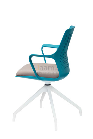 Кресло Альба/В Ткань кат.1/база белый пластик