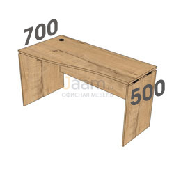 Мебель для персонала Стол криволинейный СК140(70)L/R PRO BLACK