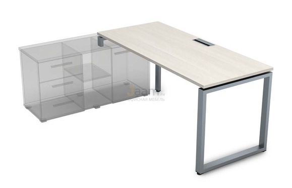 Мебель для персонала Стол для крепления на тумбу левый СТЛ-О.974