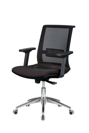 Кресло Рондо/П Ткань кат. 1 пластик черный/база алюминий