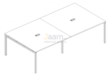 Стол для переговоров Стол для переговоров на металлокаркасе DUE Б2 136-2 БП
