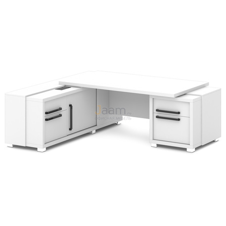 Кабинет руководителя Стол с тумбой и греденцией L-18пр/л