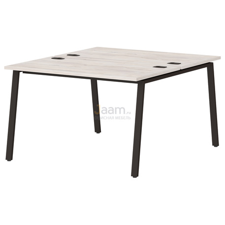 Мебель для персонала Стол-тандем на металлокаркасе T-138