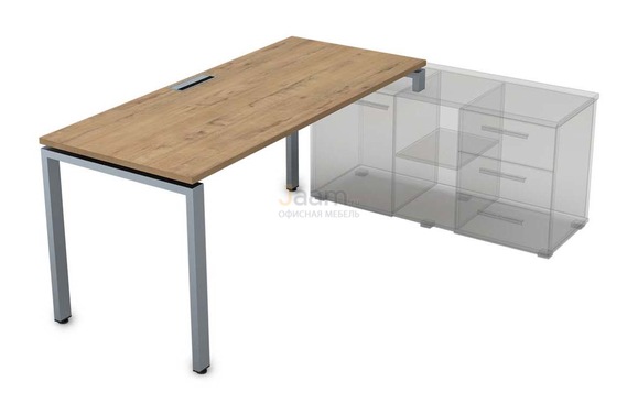 Мебель для персонала Стол для крепления на тумбу правый СТП-П.984