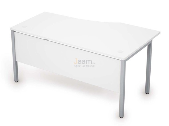 Мебель для персонала Стол криволинейный с экраном из ДСП левый 6МД.020