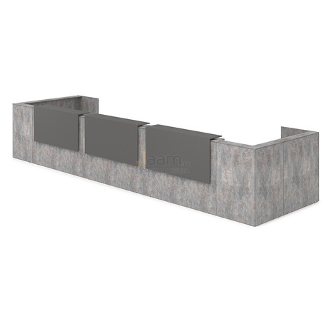 Стойка ресепшн Комплект ресепшн с подсветкой 1КР.204.1 2