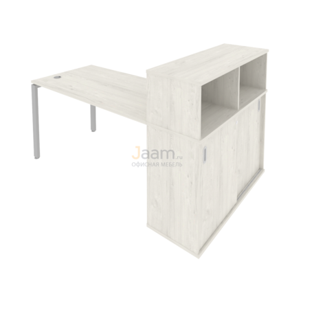 Мебель для персонала Стол письменный с опорным шкафом-купе Б.РС-СШК-3.3