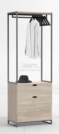 Мебель для персонала Гардероб VIOLET OAK с ящиком и фасадами