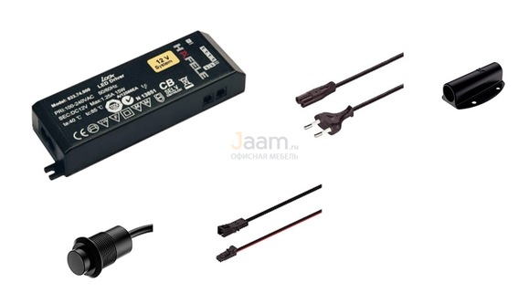 Стойка ресепшн Подсветка для двух фартуков 1КП.002