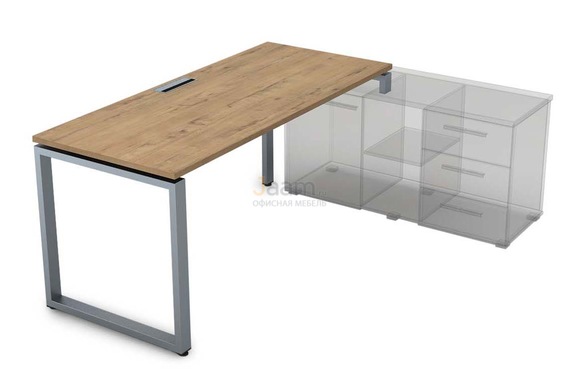 Мебель для персонала Стол для крепления на тумбу правый СТП-О.974