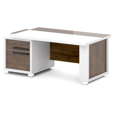 Кабинет руководителя Стол руководителя с одной тумбой L-110пр/л