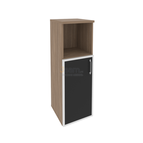 Мебель для персонала Офисный шкаф средний узкий левый O.SU-2.2RB(L)