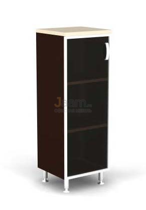 Мебель для персонала Шкаф левый, стеклянная дверь в раме BR81.0312