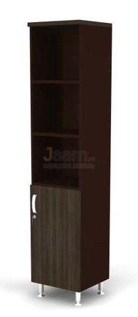 Мебель для персонала Стеллаж полуоткрытый 5-ур., глухая R-дверь BR81.0503