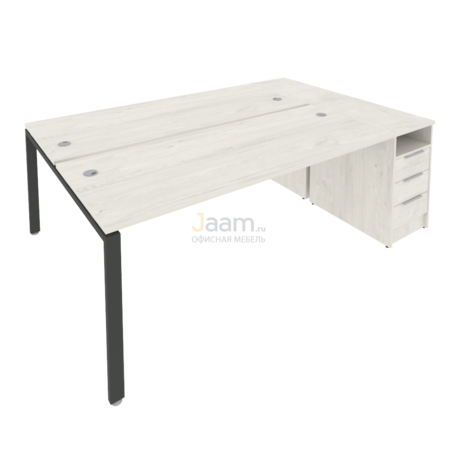 Мебель для персонала Рабочая станция с опорной тумбой Б.РС-СТП-2.5