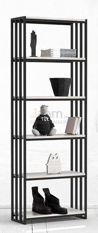 Мебель для персонала Стеллаж низкий с верт.орг. METALFRAME 3