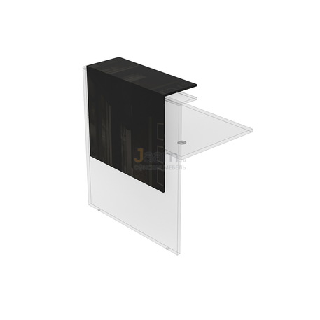 Стойка ресепшн Фартук прямой с подсветкой 1ПФ.007.1 2