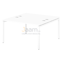 Мебель для персонала Стол-тандем на металлокаркасе S-48