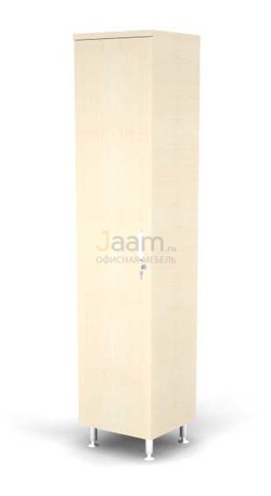 Мебель для персонала Гардероб с крючками, глухая L-дверь BR84.0506