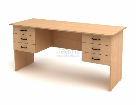 Мебель для персонала Стол двухтумбовый с ящиками СК28