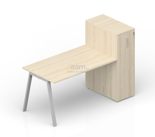 Мебель для персонала Стол с приставным шкафом Tower ARTPS168T112