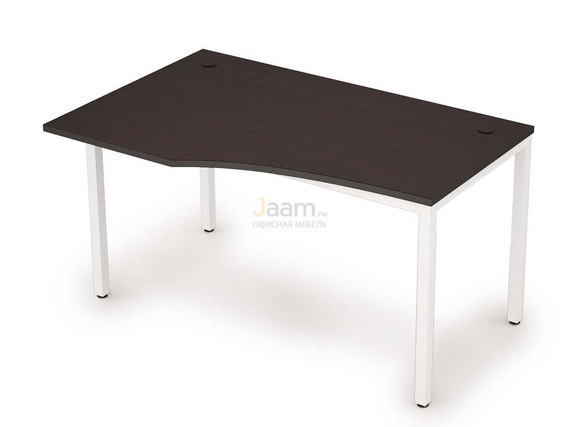 Мебель для персонала Стол криволинейный без экрана левый 6М.022